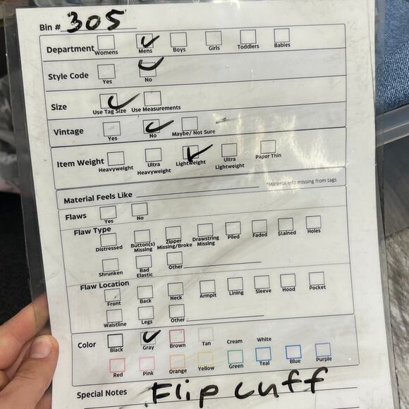 Tommy Bahama‎ Gray Check Mens M Flip Cuffs Newport Coast Button Down Shirt EUC - Picture 9 of 9